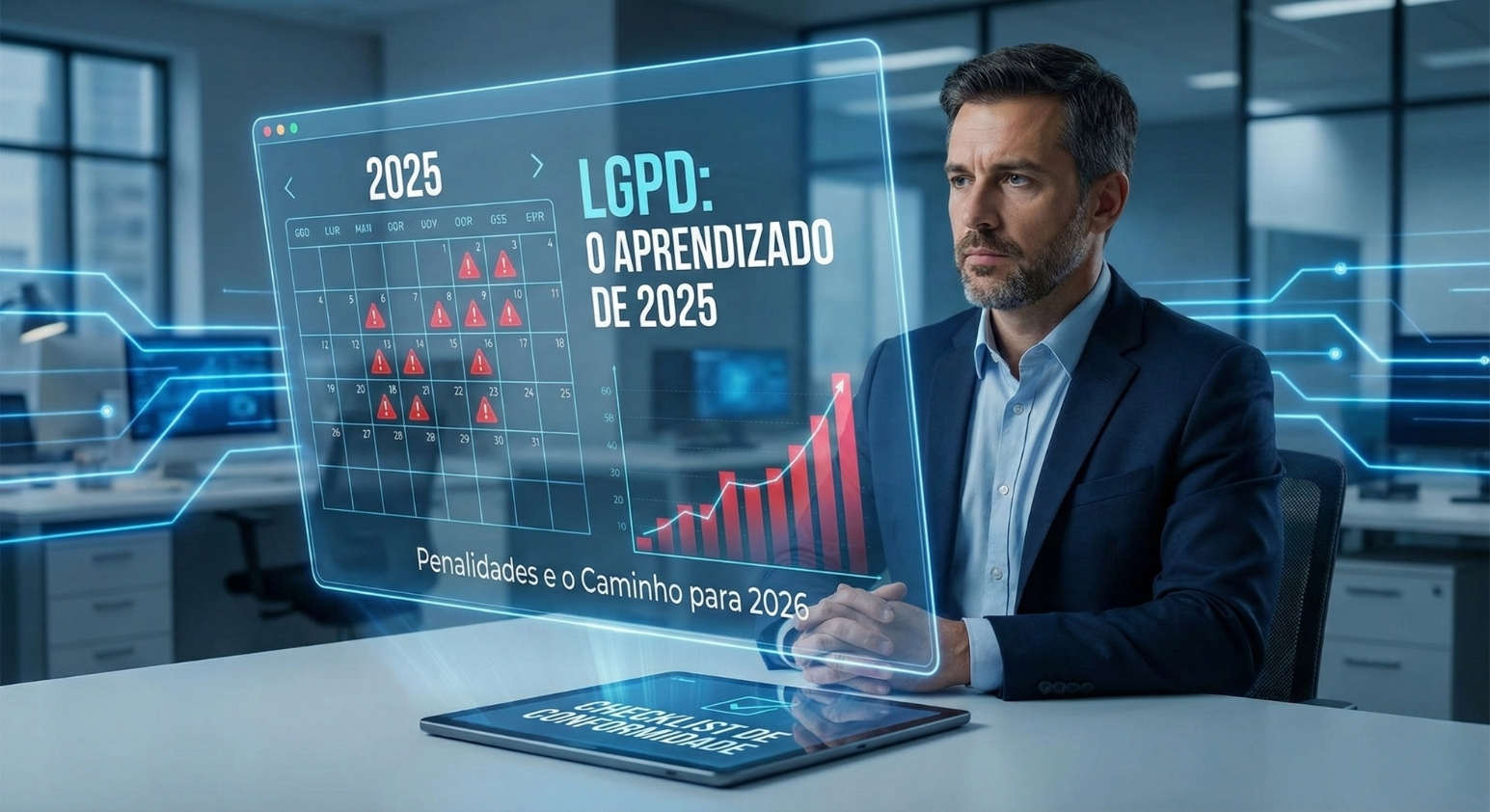 Imagem LGPD em 2026: O que as empresas aprenderam com as penalidades de 2025?